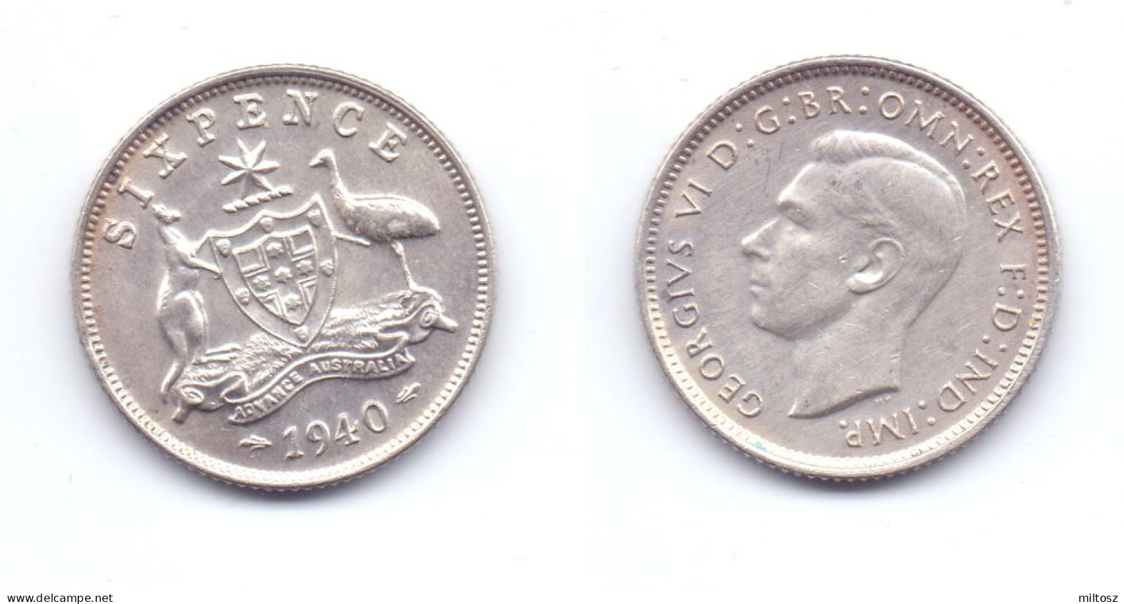 Australia 6 Pence 1940 - Sixpence