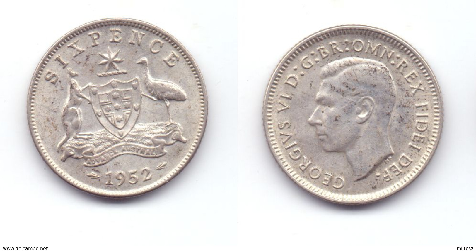 Australia 6 Pence 1952 - Sixpence