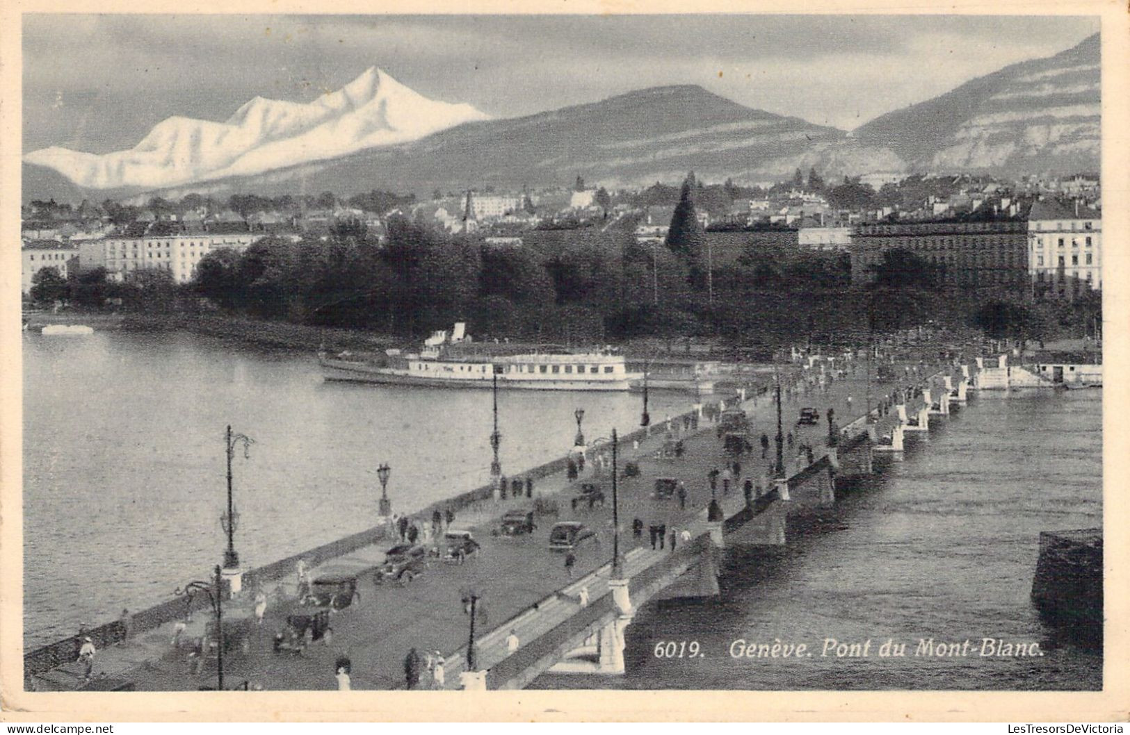 SUISSE - Genève - Pont Du Mont Blanc - Carte Postale Ancienne - Genève