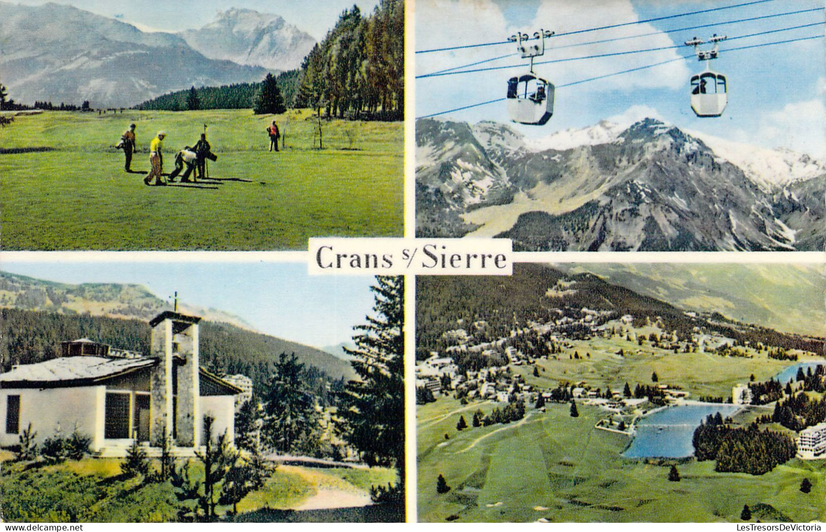 SUISSE - Crans Sur Pierre - Carte Postale Ancienne - Crans