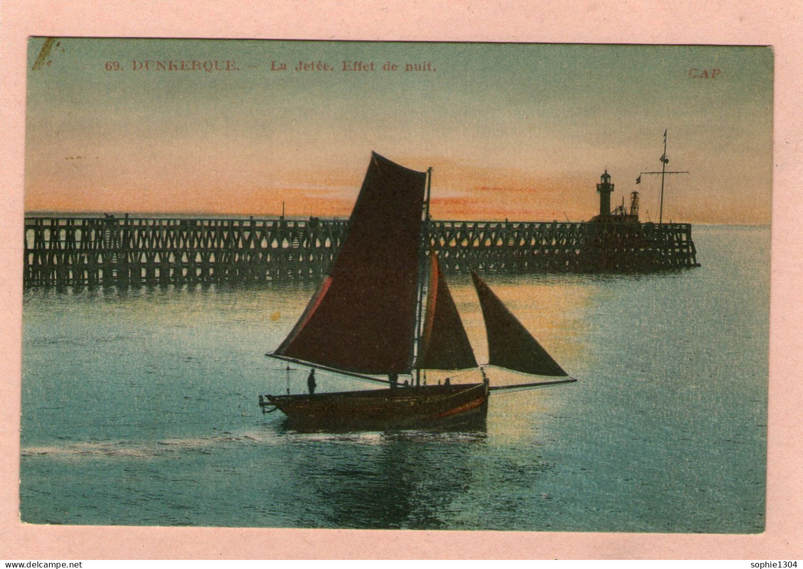 DUNKERQUE - La Jetée -.Effet De Nuit - - Dunkerque