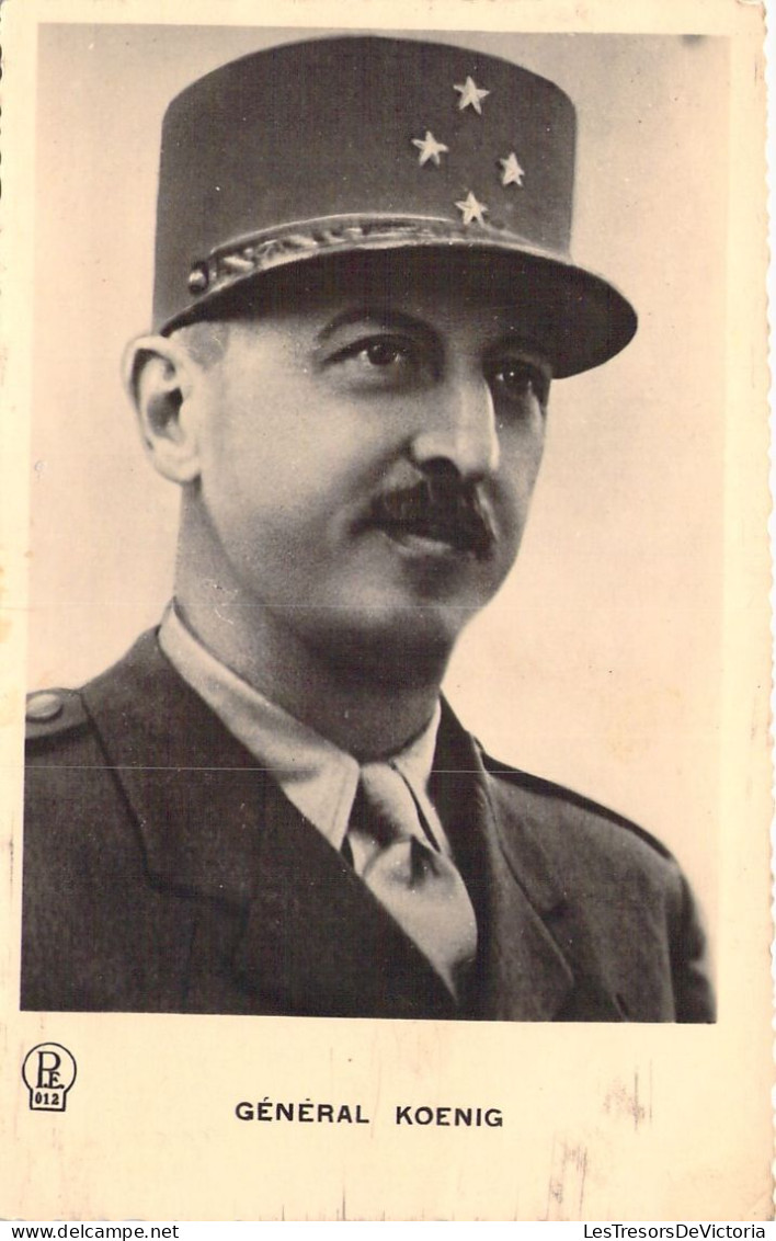 MILITARIA - Général KOENIG - Carte Postale Ancienne - Personnages