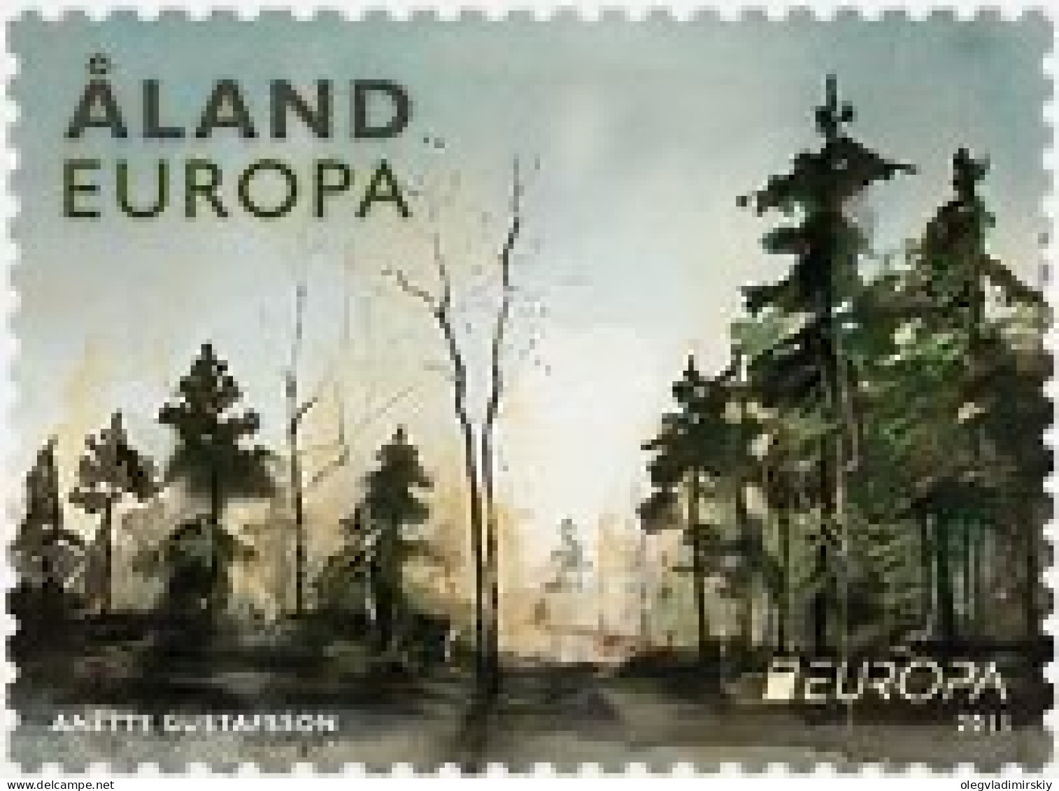 Aland Finland 2011 Europa CEPT Forests Stamp Mint - Neufs