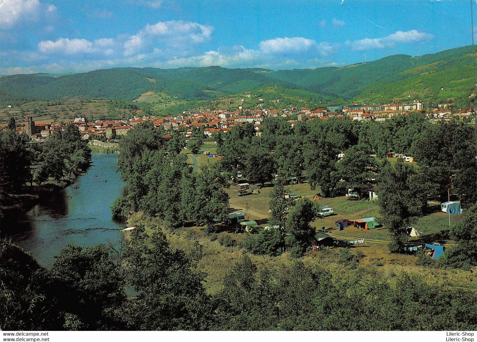 LANGEAC (43) CPM 1992 - Le Camping Ombragé En Bordure De L'Allier - Éd. PASTRE - Langeac
