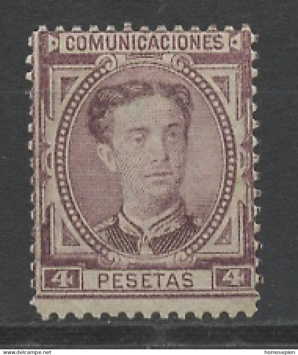 Espagne - Spain - Spanien 1876 Y&T N°170 - Michel N°163 Nsg - 4p Alphonse XII - Nuevos