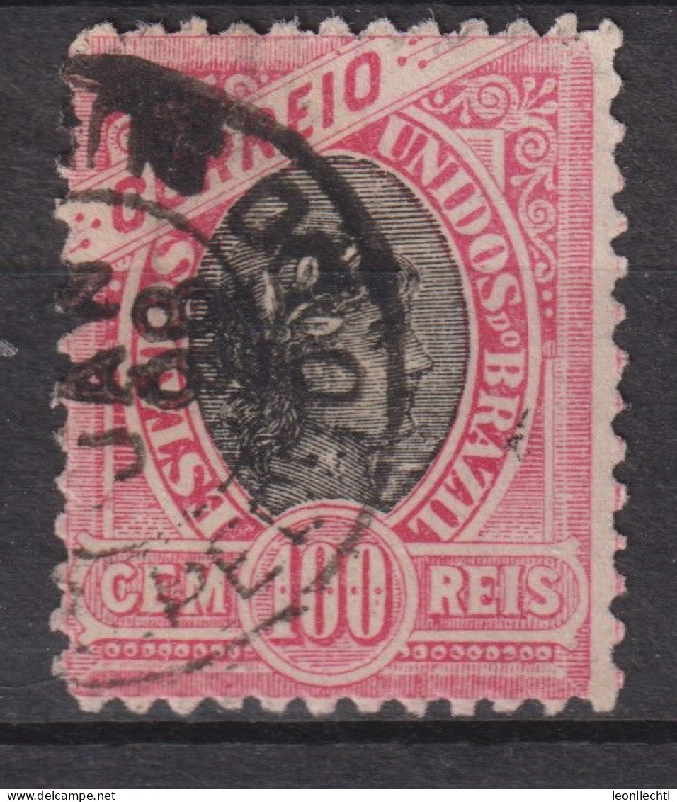 1897 Brasilien, Mi:BR 108II, Yt:BR 90, RHM:BR 93, Allegory, Republican Dawn - Modified - Used Stamps