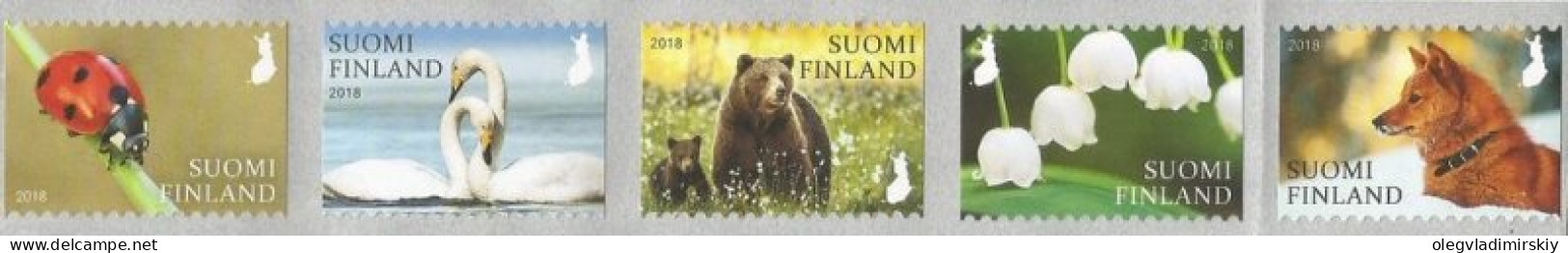 Finland 2018 Definitives Fauna And Flora Perfect Photos Set Of 5 Stamps Mint - Neufs