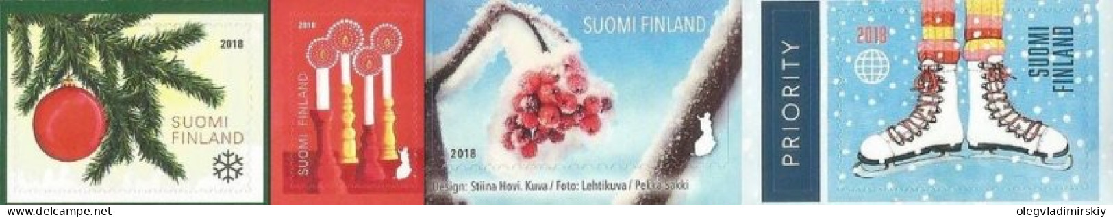 Finland 2018 Christmas And New Year Set Of 4 Stamps Mint - Neufs