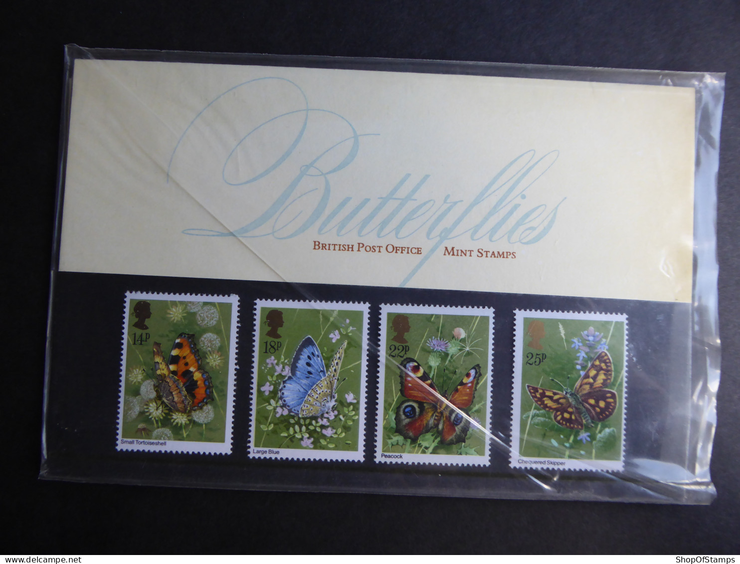 GREAT BRITAIN SG 1151-54 BUTTERFLIES PRESENTATION PACK - Fogli Completi