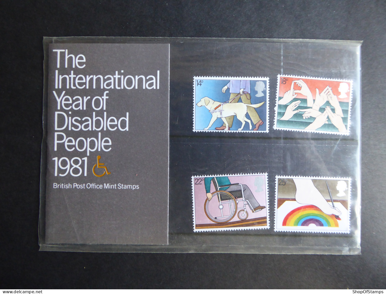 GREAT BRITAIN SG 1147 INTERNATIONAL YEAR OF THE DISABLED PRESENTATION PACK - Ganze Bögen & Platten