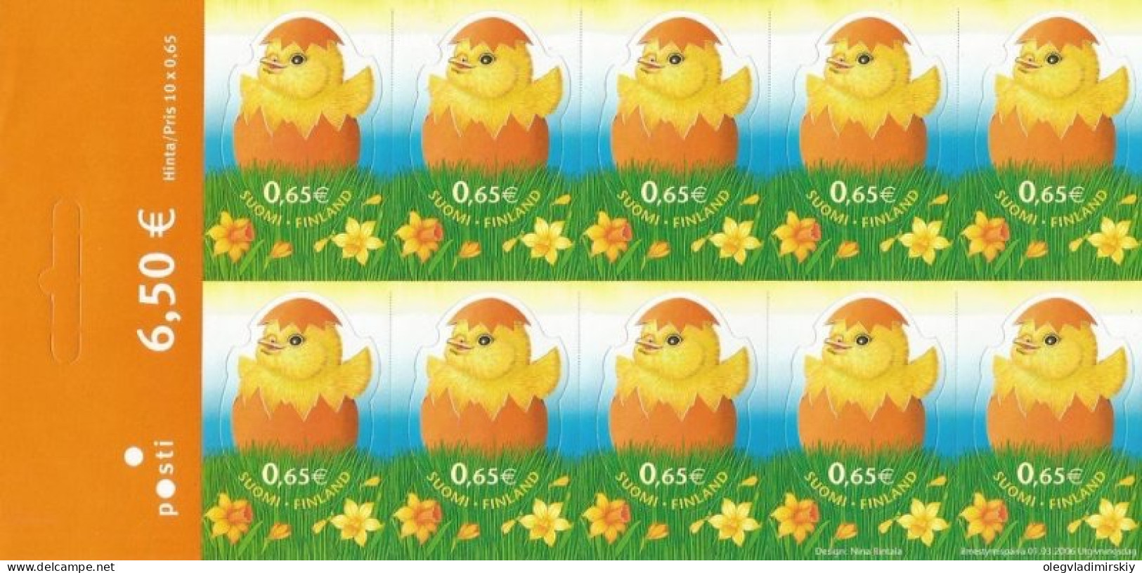 Finland 2006 Happy Easter ! Sheetlet Mint - Blocs-feuillets