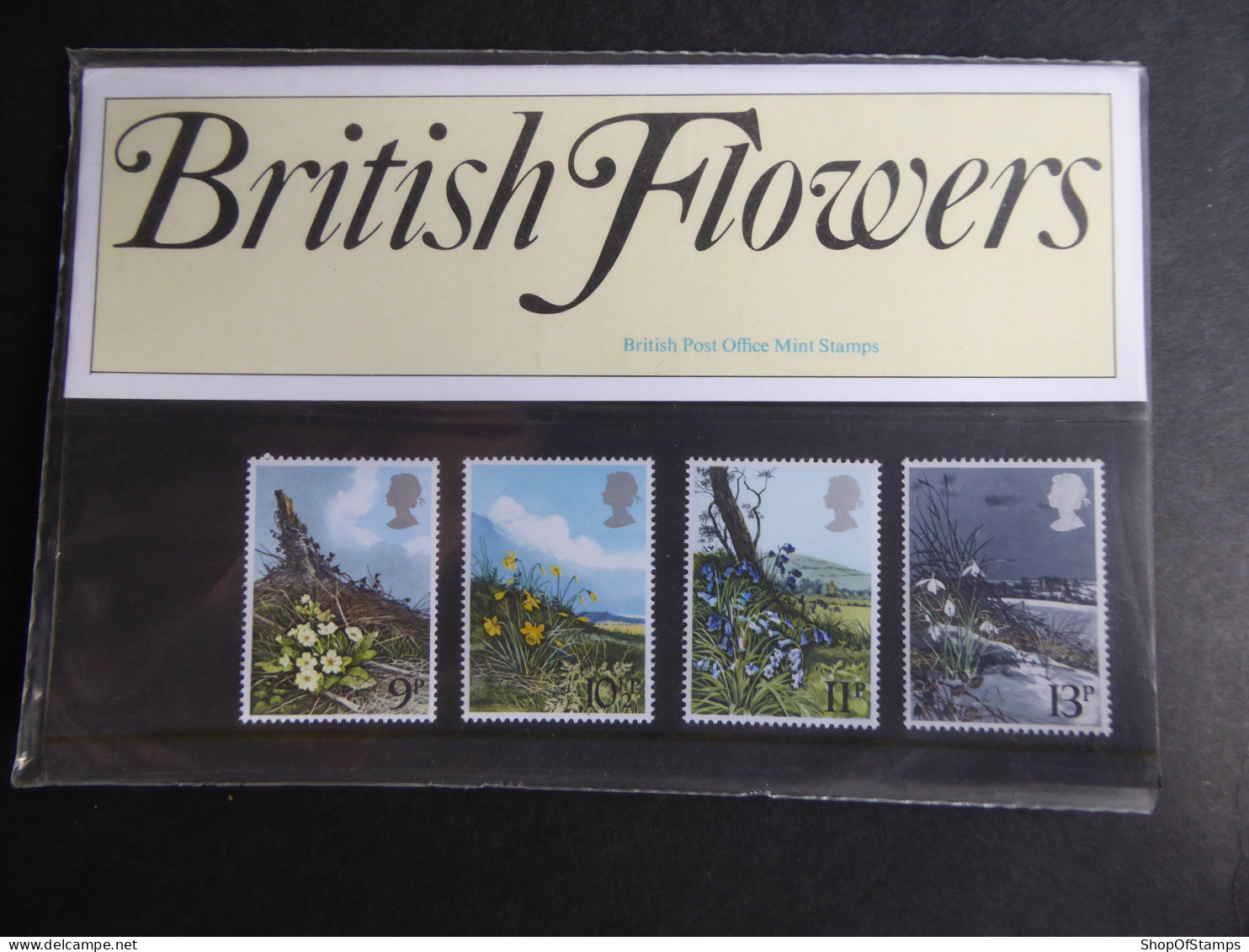 GREAT BRITAIN SG 1079-82 WILD FLOWERS PRESENTATION PACK - Sheets, Plate Blocks & Multiples