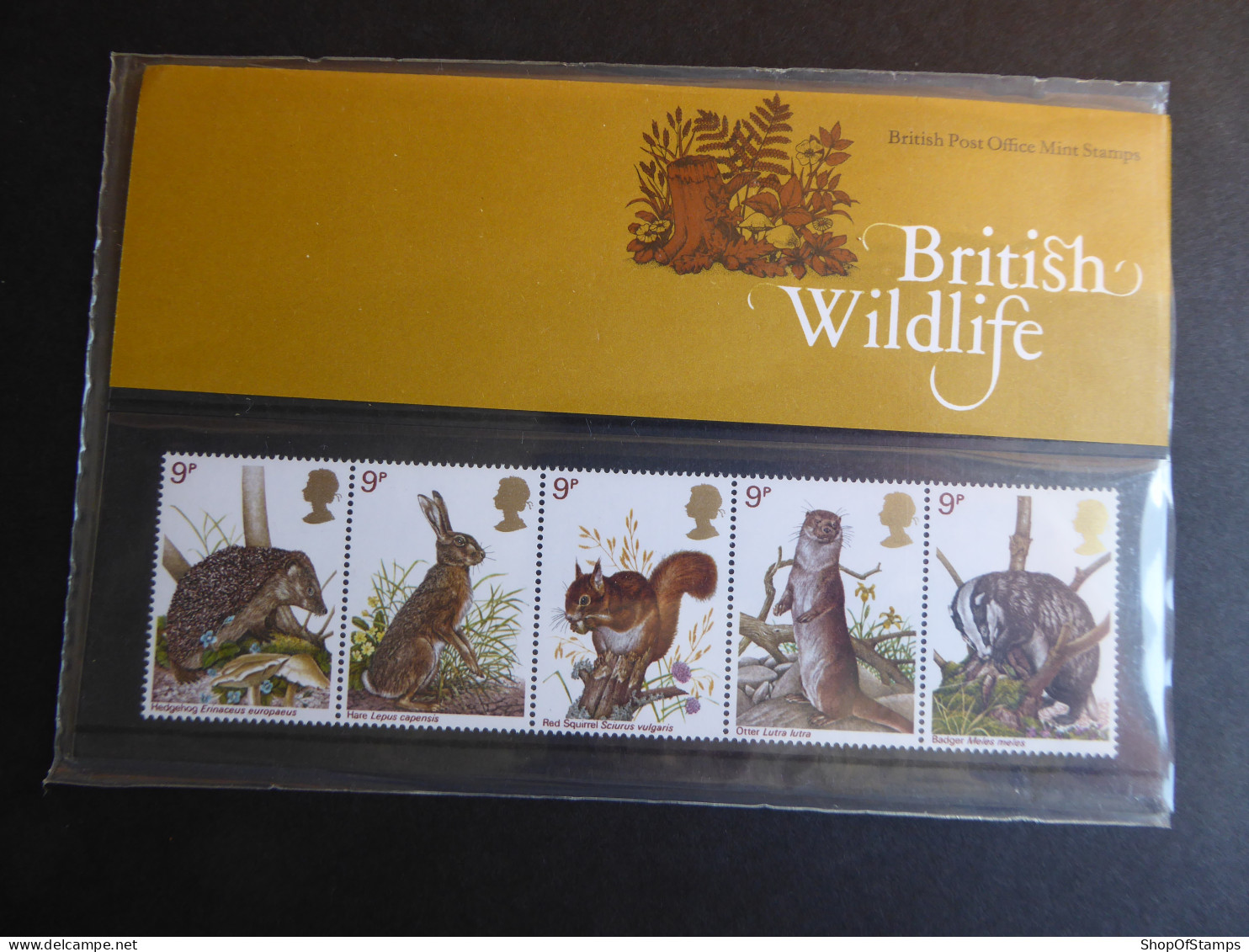 GREAT BRITAIN SG 1039-43 BRITISH WILDLIFE PRESENTATION PACK - Volledige & Onvolledige Vellen