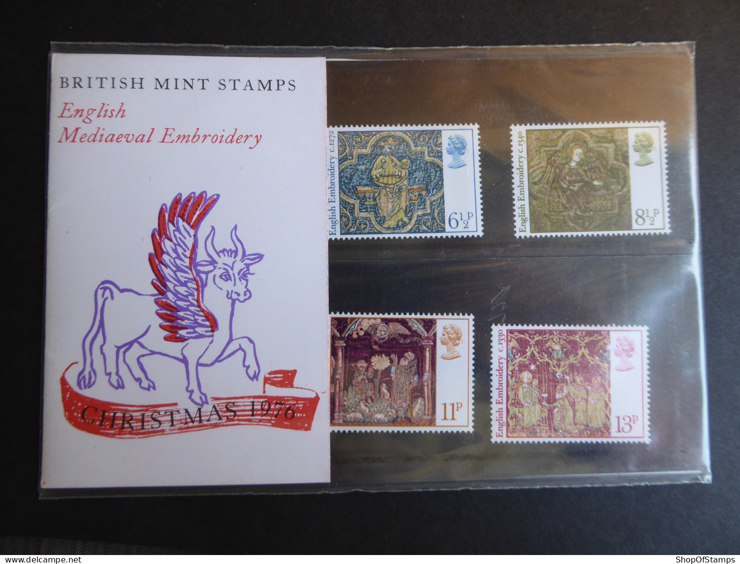 GREAT BRITAIN SG 1018-21 CHRISTMAS PRESENTATION PACK - Hojas & Múltiples