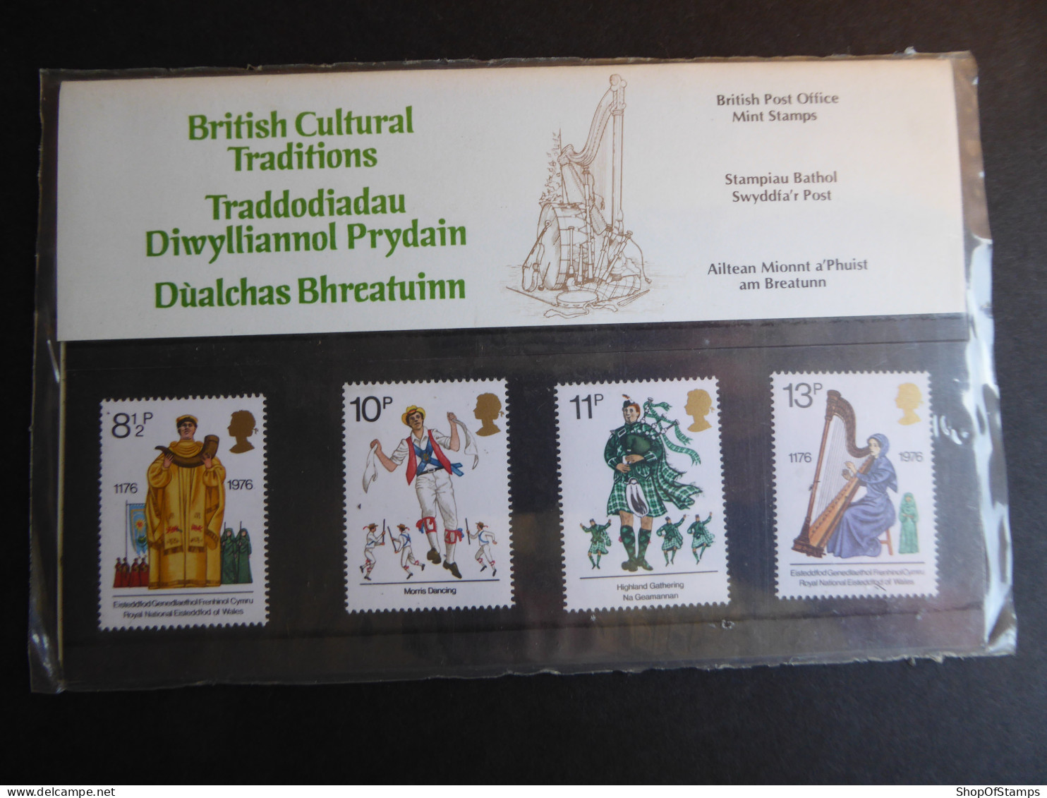 GREAT BRITAIN SG 1010-13 BRITISH CULTURAL TRADITIONS PRESENTATION PACK - Fogli Completi