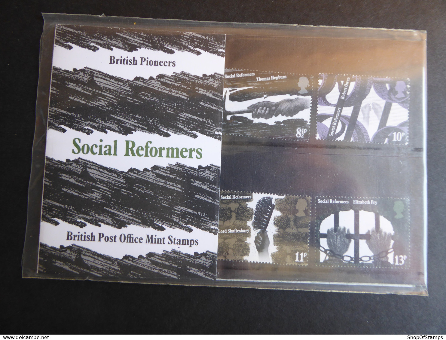 GREAT BRITAIN SG 1001-04 SOCIAL REFORMS PRESENTATION PACK - Feuilles, Planches  Et Multiples