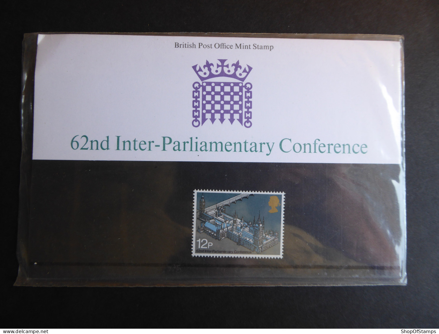 GREAT BRITAIN SG 988 62ND INTER-PARLIMENTARY UNION CONGRESS PRESENTATION PACK - Sheets, Plate Blocks & Multiples