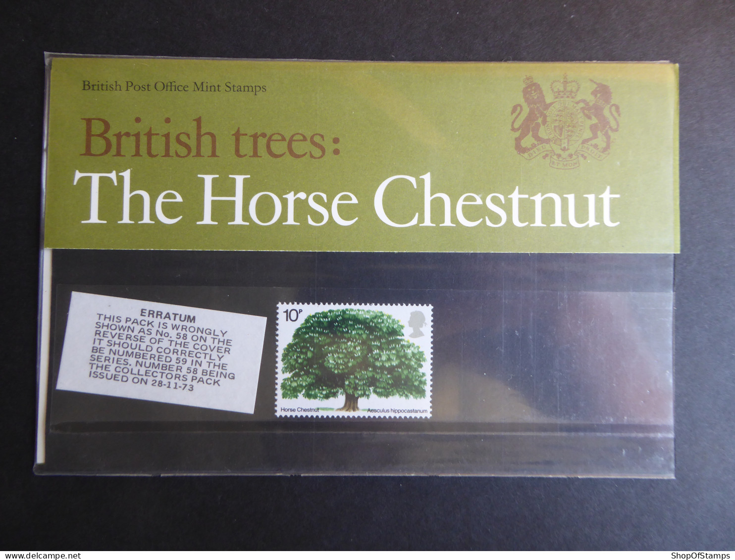 GREAT BRITAIN SG 949 BRITISH TREES PRESENTATION PACK - Sheets, Plate Blocks & Multiples