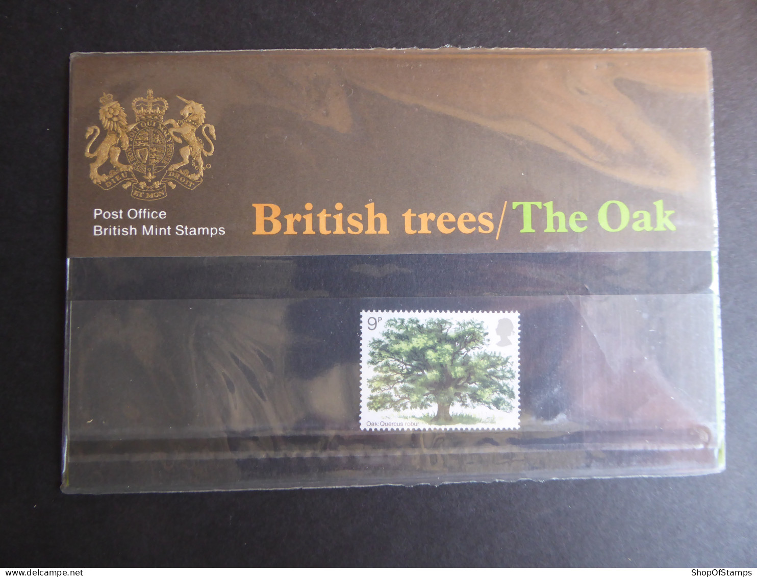 GREAT BRITAIN SG 922 BRITISH TREES PRESENTATION PACK - Sheets, Plate Blocks & Multiples