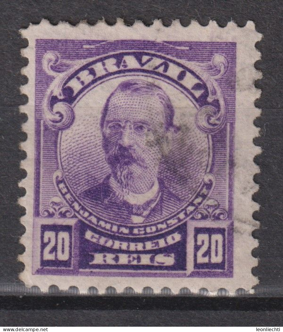 1906 Brasilien, Mi:BR 164, Sn:BR 175, Yt:BR 129,Benjamin Constant (1833-1891),Personalities And Liberty Allegory - Used Stamps