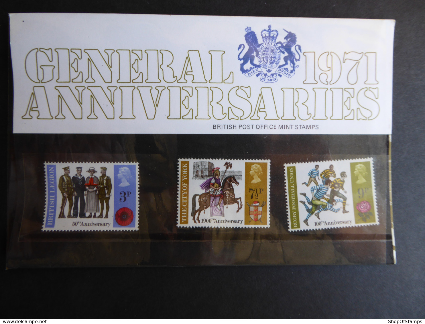 GREAT BRITAIN SG 887-89 BRITISH ANNIVERSARIES PRESENTATION PACK - Fogli Completi