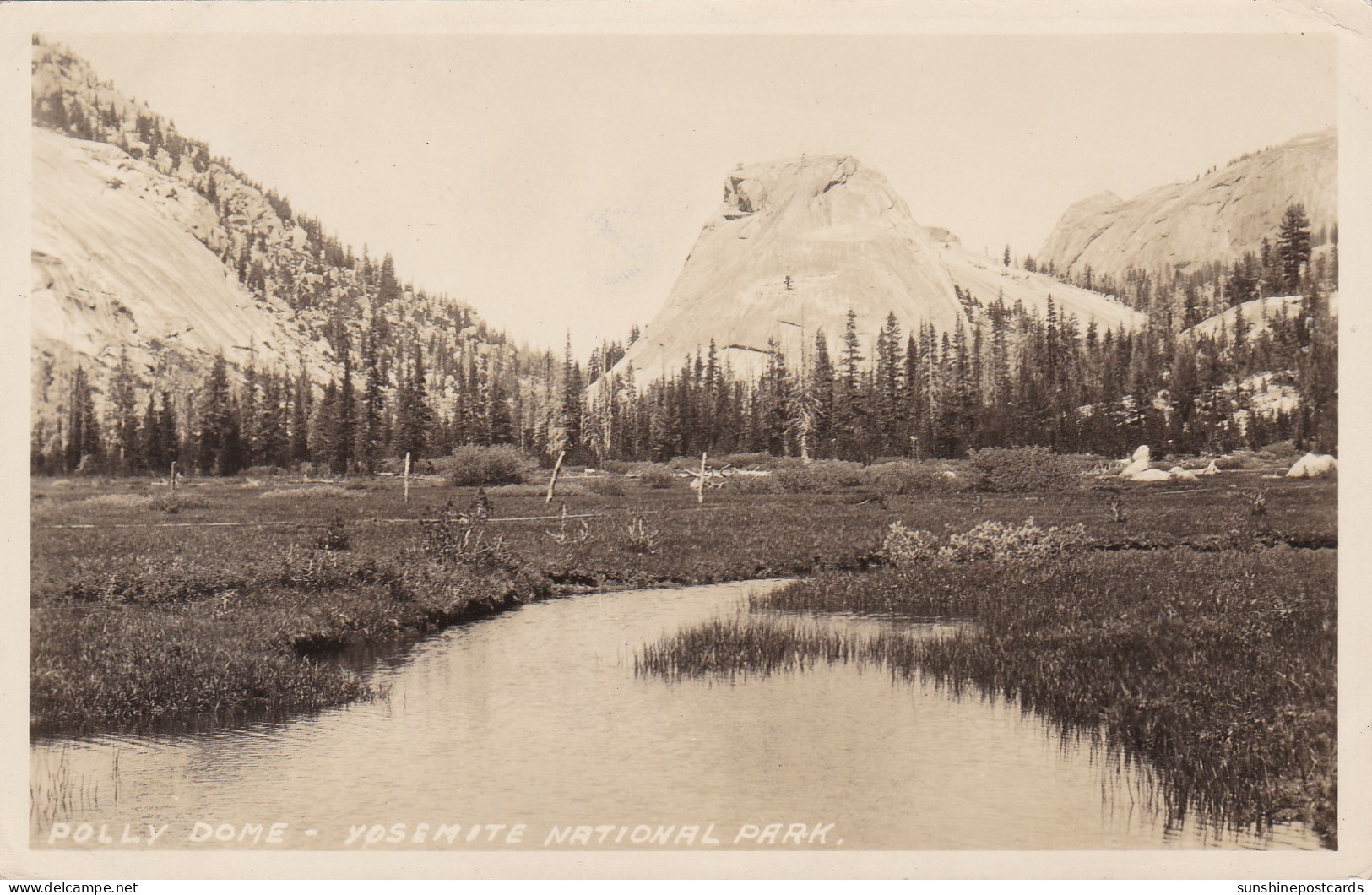 California Yosemite National Park The Polly Dome 1951 Real Photo - Yosemite