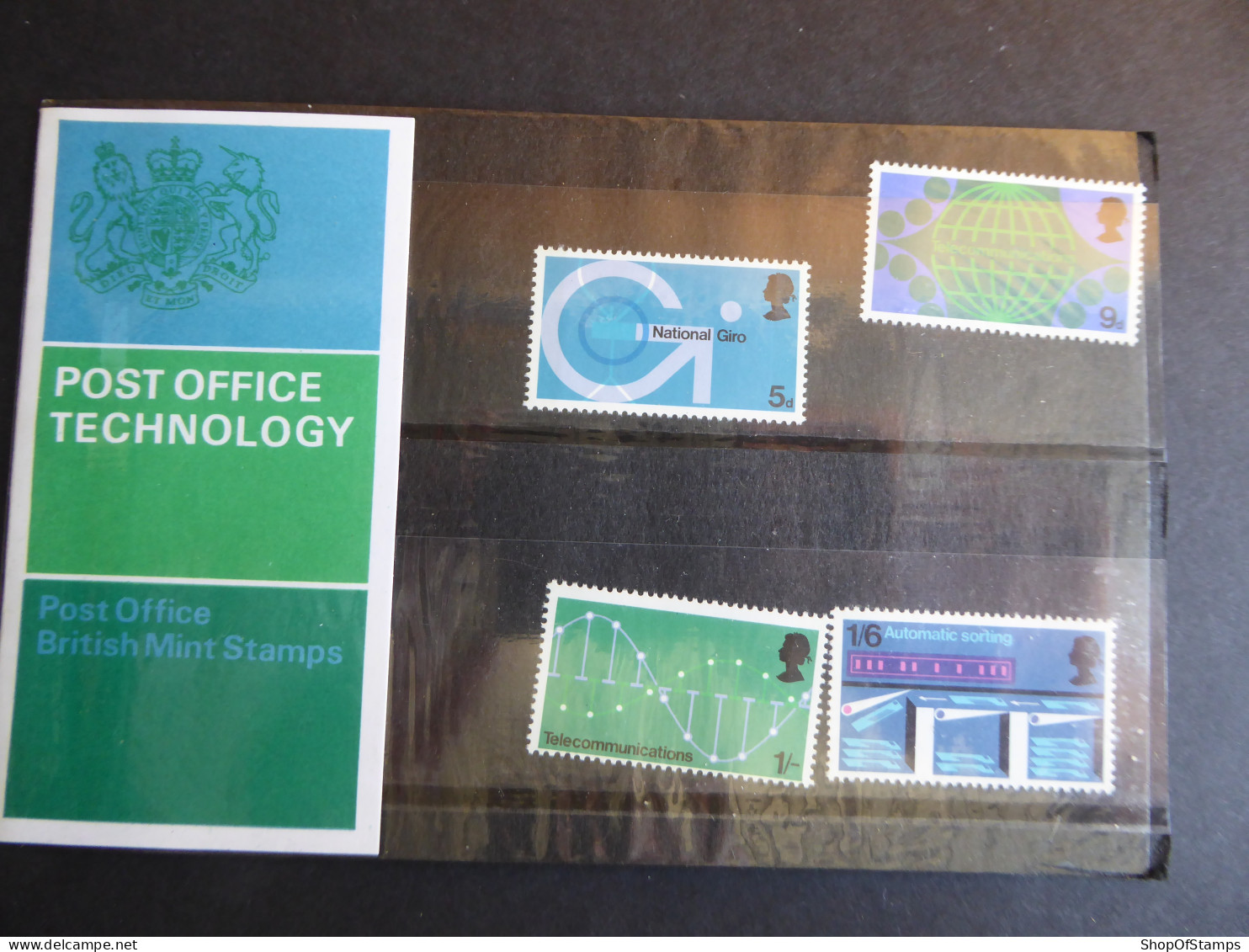 GREAT BRITAIN SG 808-11 BRITISH POST OFFICE TECHNOLOGY PRESENTATION PACK - Sheets, Plate Blocks & Multiples