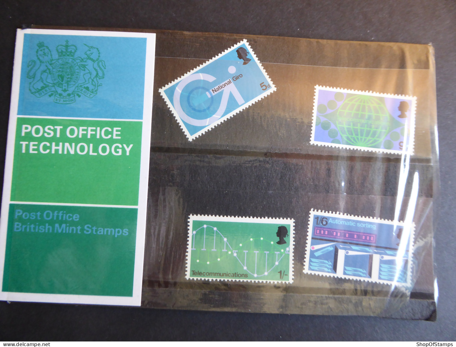 GREAT BRITAIN SG 808-11 BRITISH POST OFFICE TECHNOLOGY PRESENTATION PACK - Sheets, Plate Blocks & Multiples