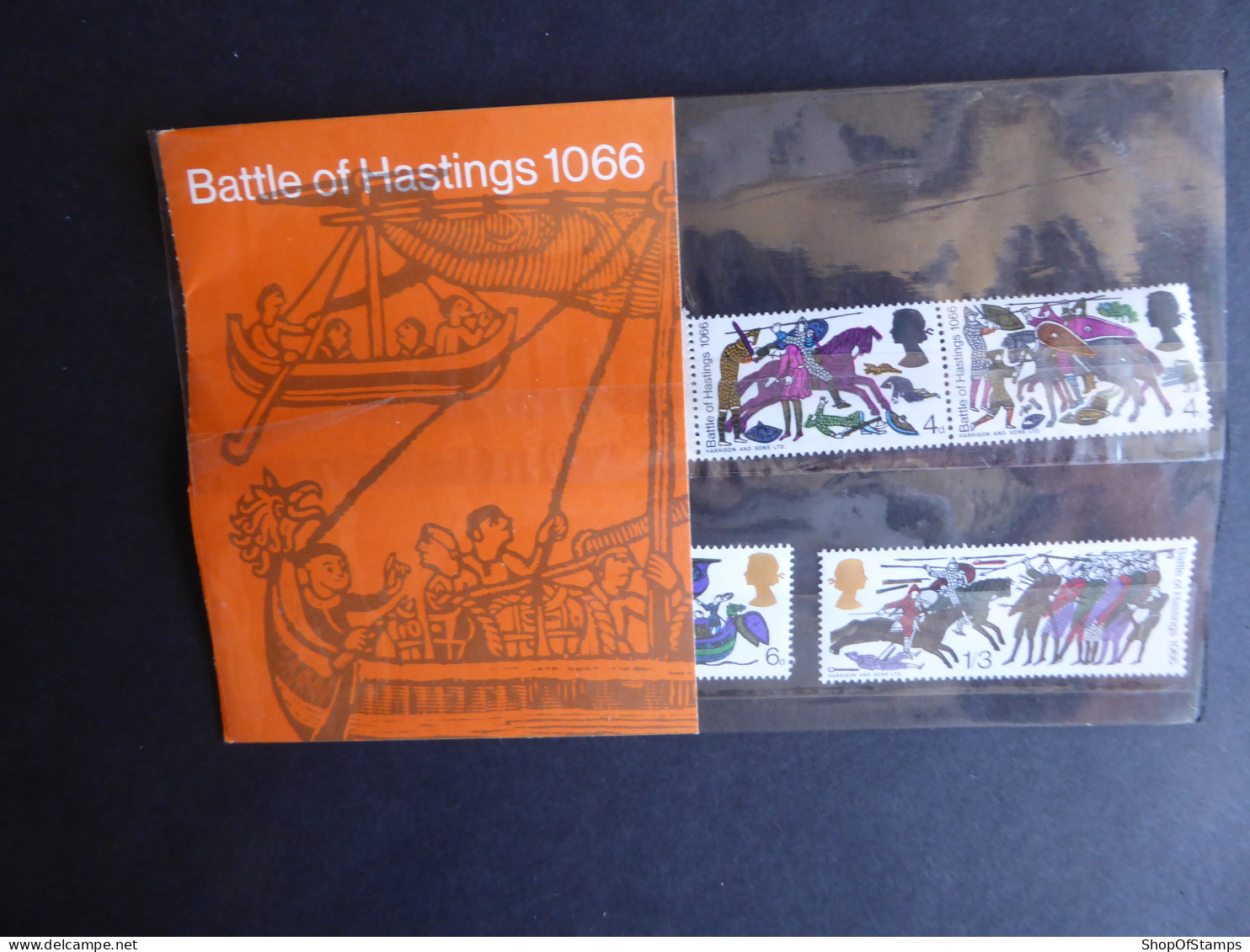 GREAT BRITAIN SG 705-12 BATTLE OF HASTINGS 900 YR PRESENTATION PACK - Hojas & Múltiples