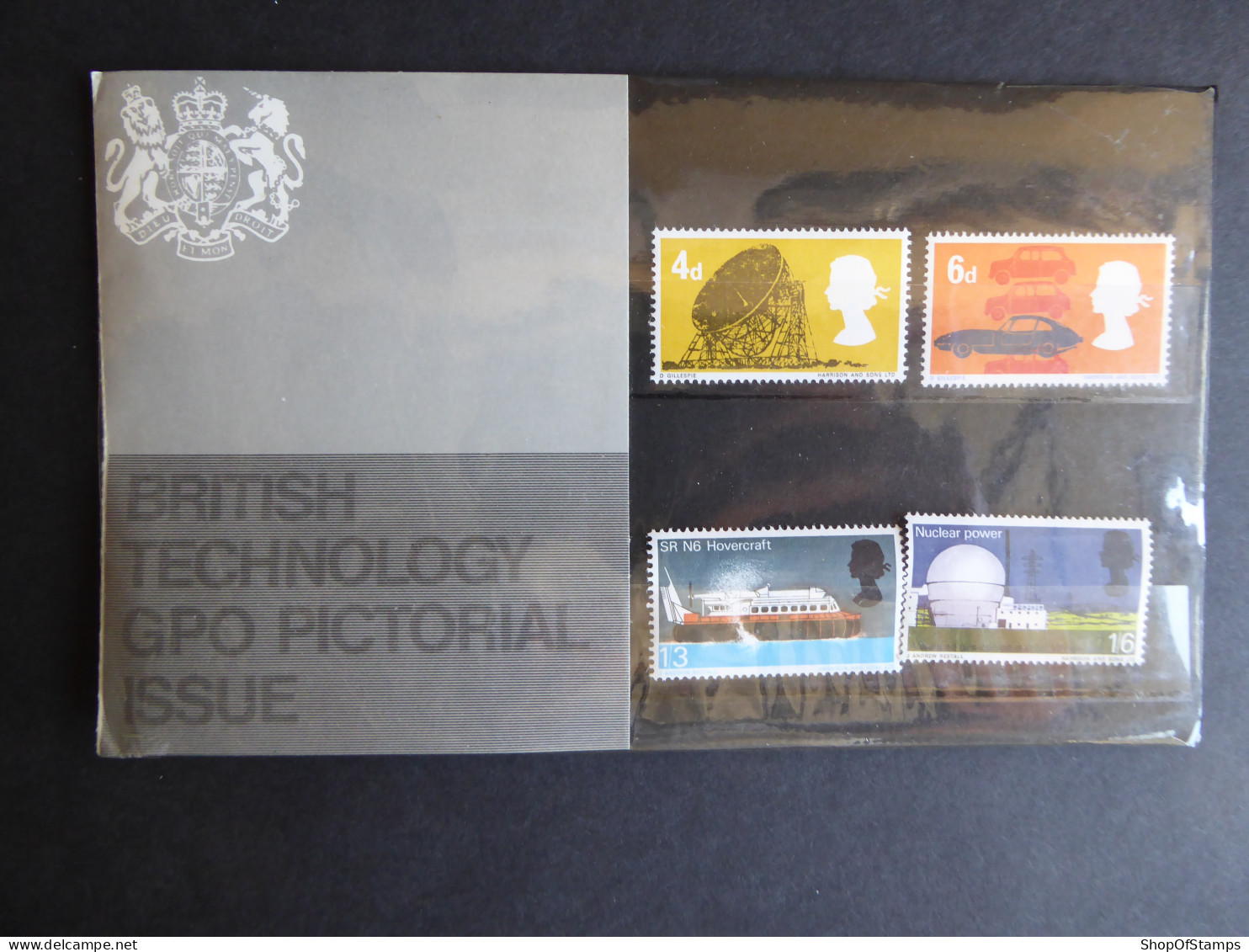 GREAT BRITAIN SG 701-04 BRITISH TECHNOLOGY PRESENTATION PACK - Hojas & Múltiples