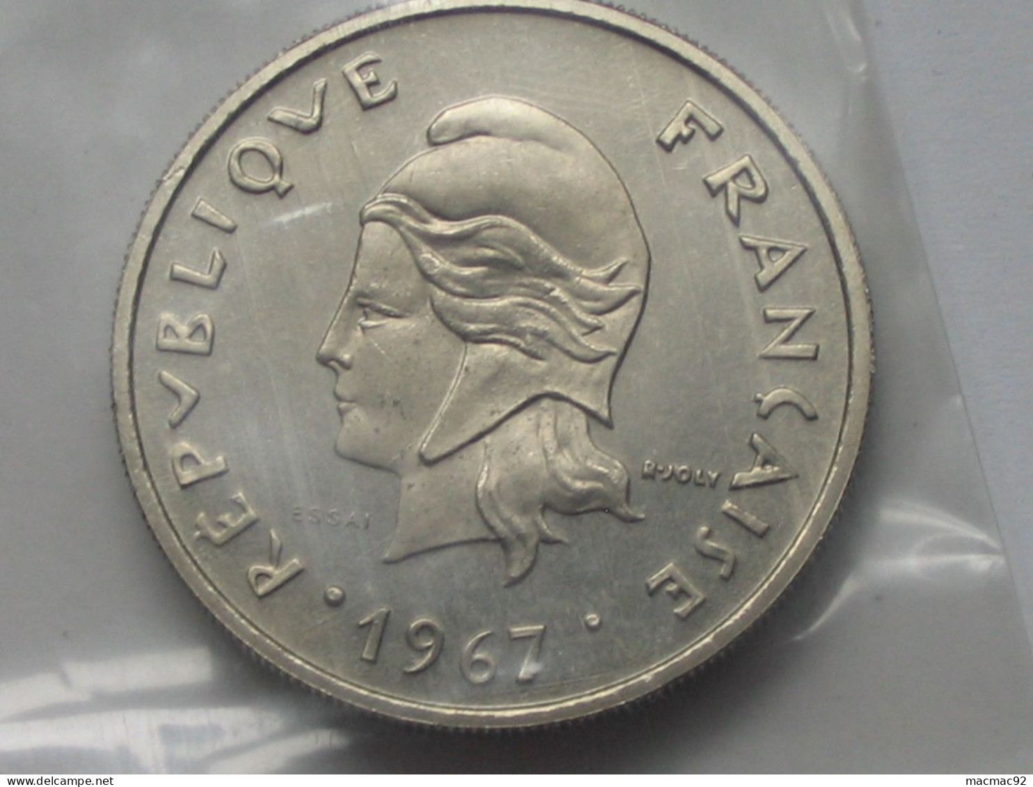 Polynésie Francaise  - Rare Essai FDC - De 20 Francs 1967  **** EN ACHAT IMMEDIAT **** - Frans-Polynesië