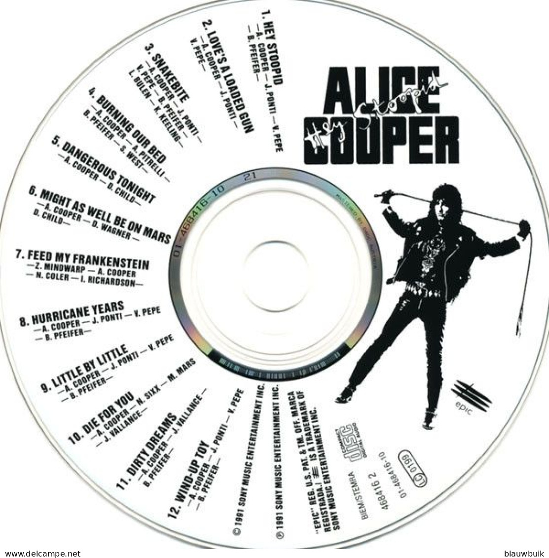 2xCD Alice Cooper - Unofficial Live +  Hey Stoopid - Other - English Music