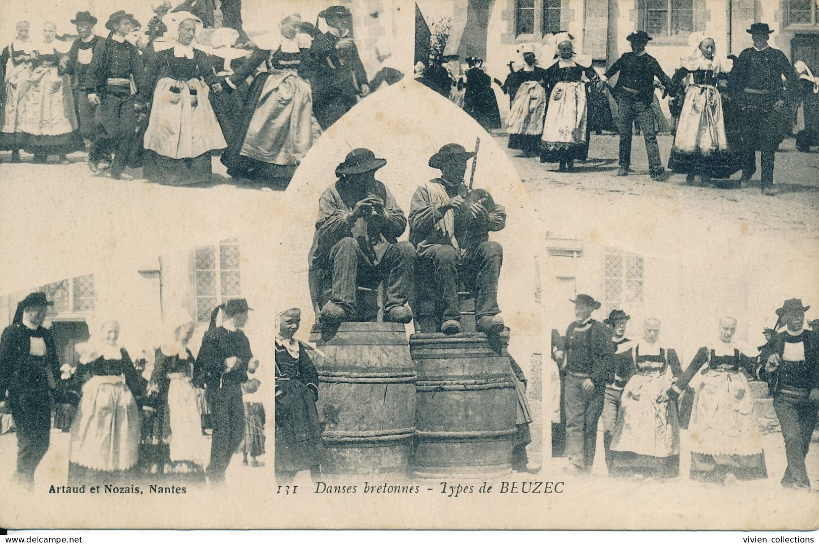 Beuzec (29 Finistère) Danses Types - édit. Artaud N° 131 - Beuzec-Cap-Sizun