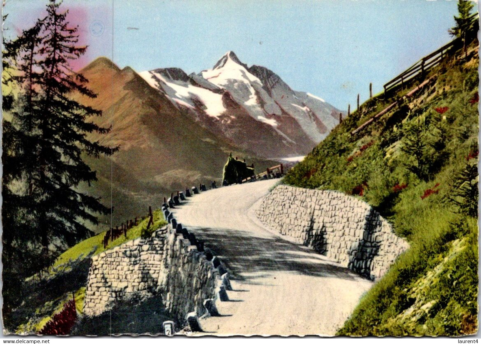(1 Q 11) Austria - Tirol ? - Posted To France 1960 - Mountain Road - Kaunertal