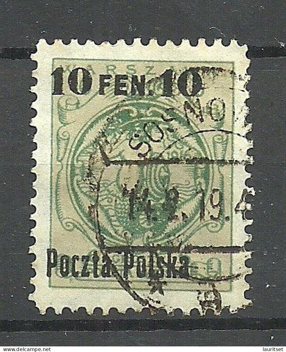 POLEN Poland 1918 Michel 3 O - Used Stamps