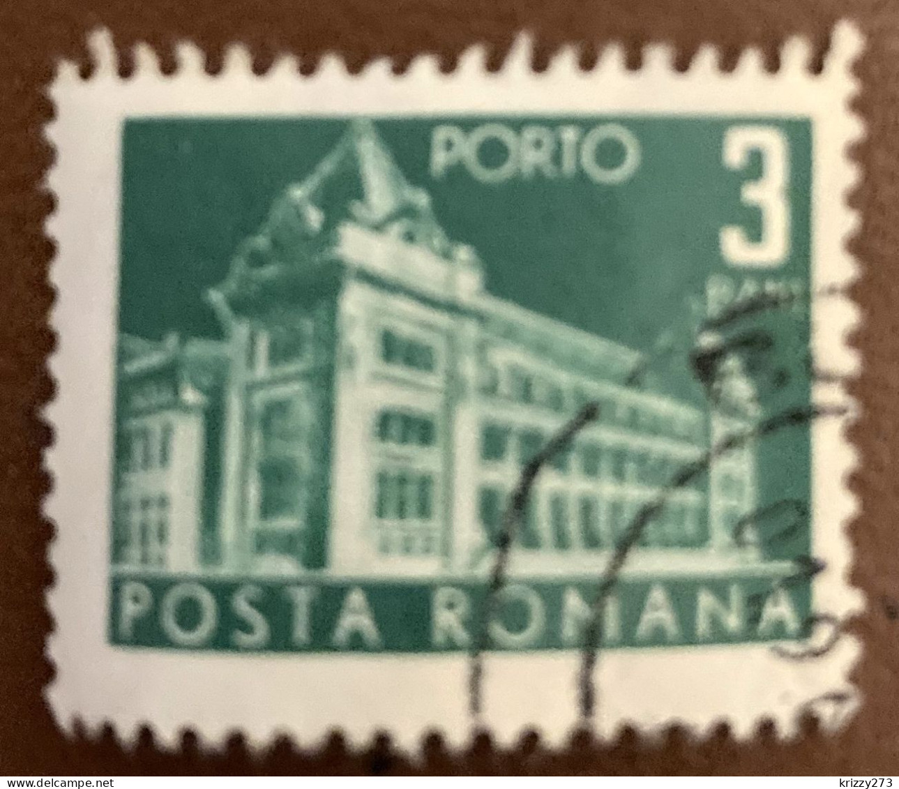 Romania 1967 Postage Due 3B - Used - Postage Due