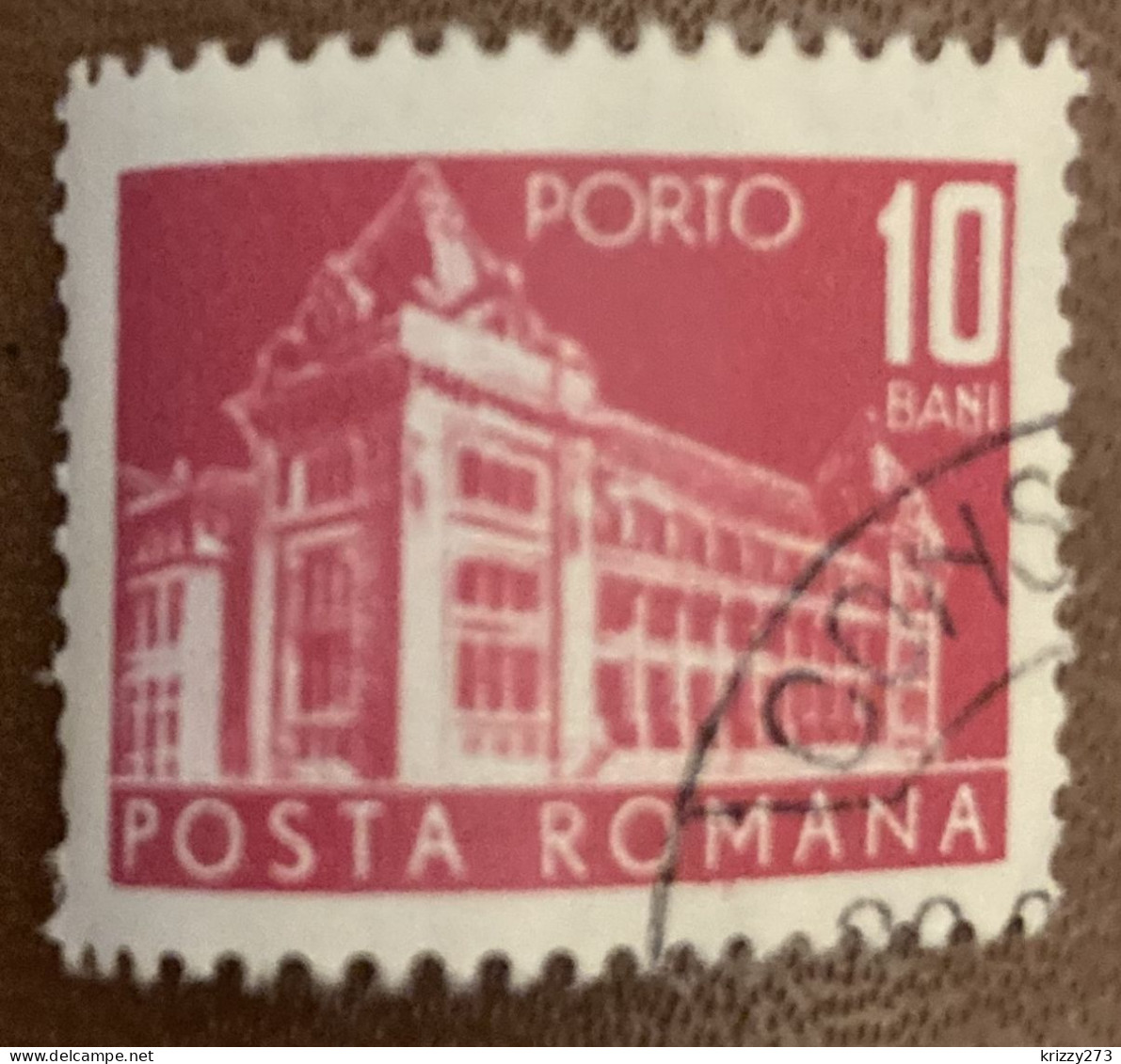 Romania 1967 Postage Due 10B - Used - Strafport