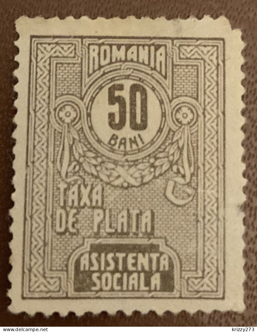 Romania 1922 Tax Due Numeral 50B - Mint - Steuermarken