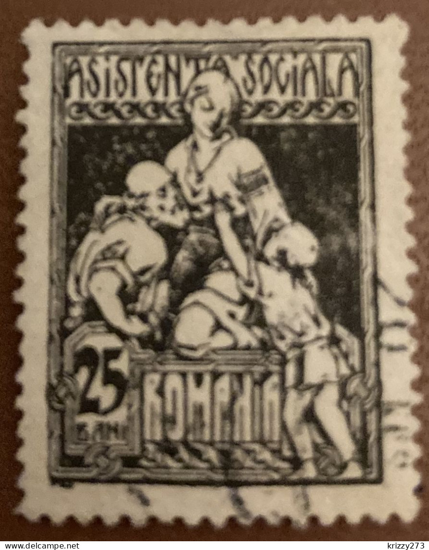Romania 1921 Charity Stamp 25B - Used - Fiscale Zegels
