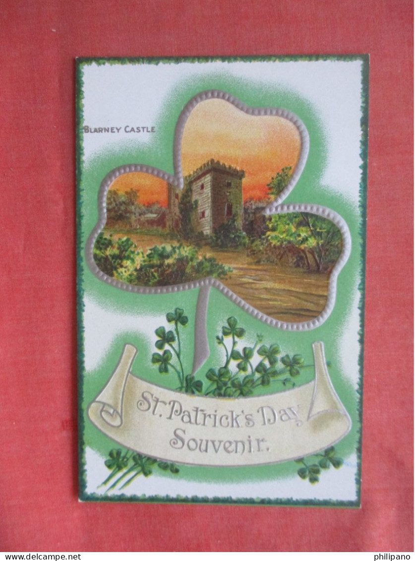 Embossed  Saint-Patrick's Day Blarney Castle.     ref 6020 - Saint-Patrick