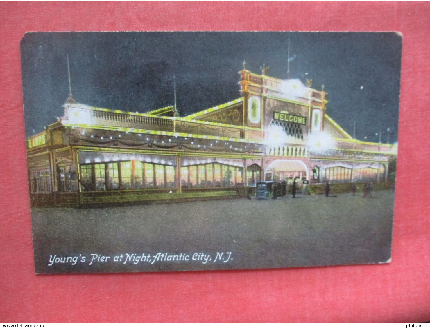 Night View. Youngs Pier      Atlantic City - New Jersey > Atlantic City  .      ref 6020 - Atlantic City