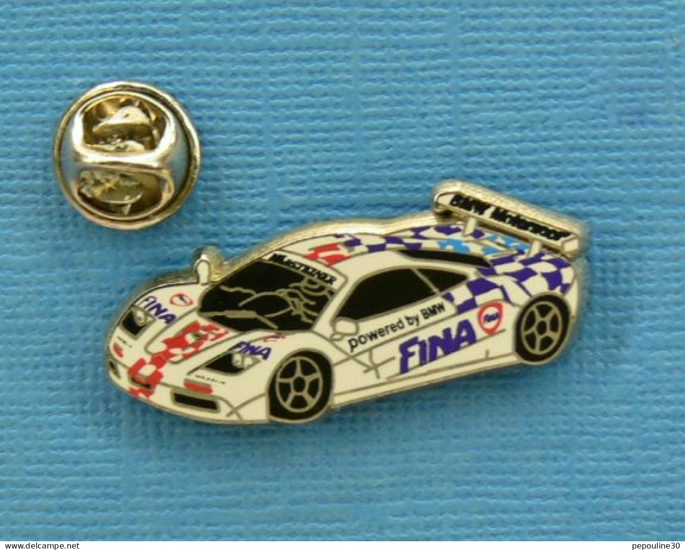 1 PIN'S //  ** BMW / FINA POWERED BY / BMW M6 GT3 Z4 - DTM ** - BMW