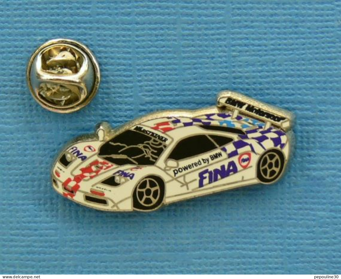 1 PIN'S //  ** BMW / FINA POWERED BY / BMW M6 GT3 Z4 - DTM ** - BMW