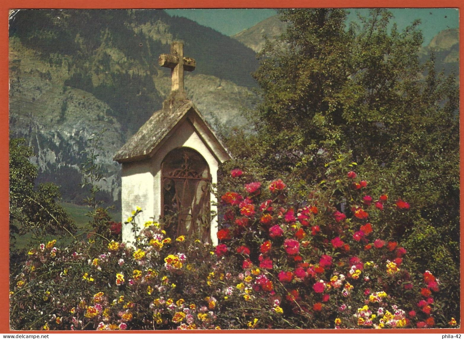 Gard ( 30 ) Notre-Dame-de-la-Rouvière : Chapelle Notre-Dame Des Roses - Carte écrite 1971 BE - Notre-Dame-de-la-Rouvière