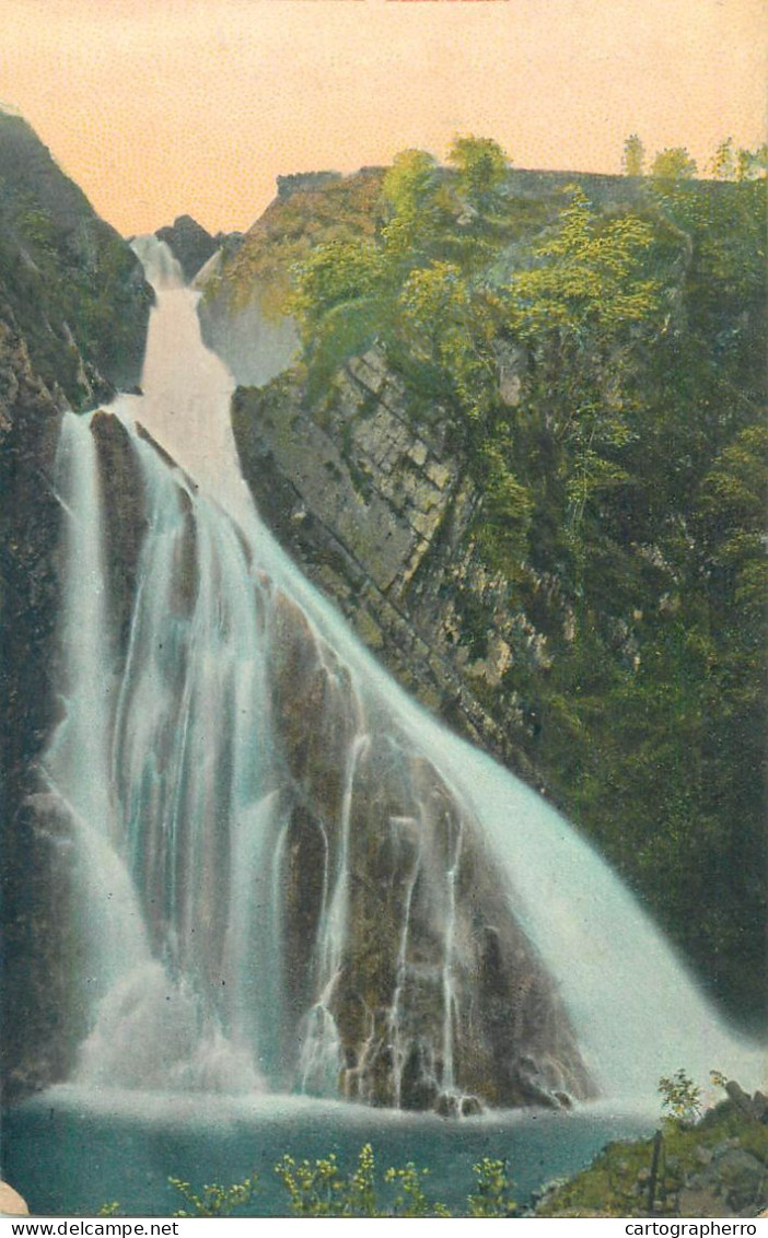 Llanberis Waterfall, Wales, Near Llyn Padarn Lake In Snowdonia - Unknown County