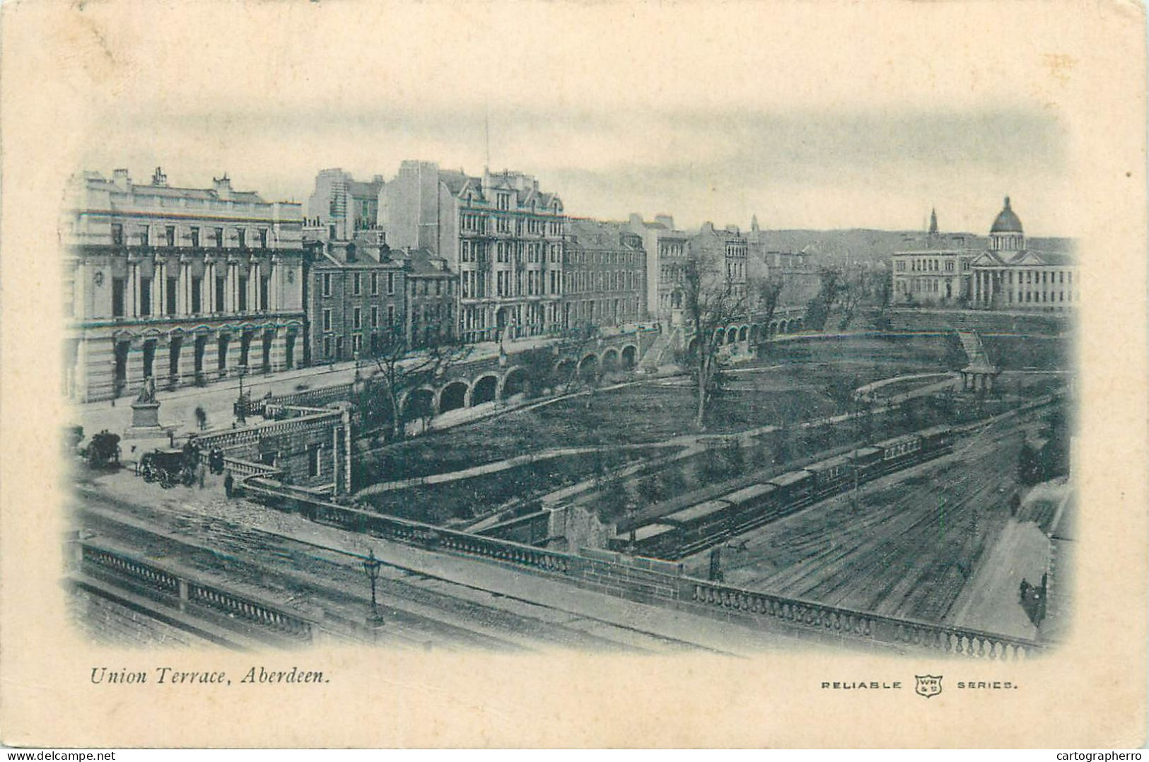 Scotland Aberdeen Union Terrace General View - Aberdeenshire