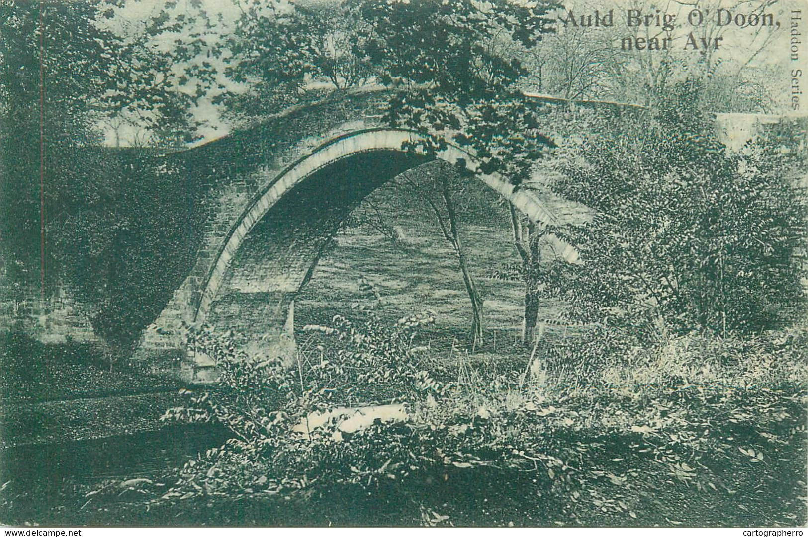 Wales Auld Brig O'Doon Near Ayr Old Stone Bridge - Ayrshire