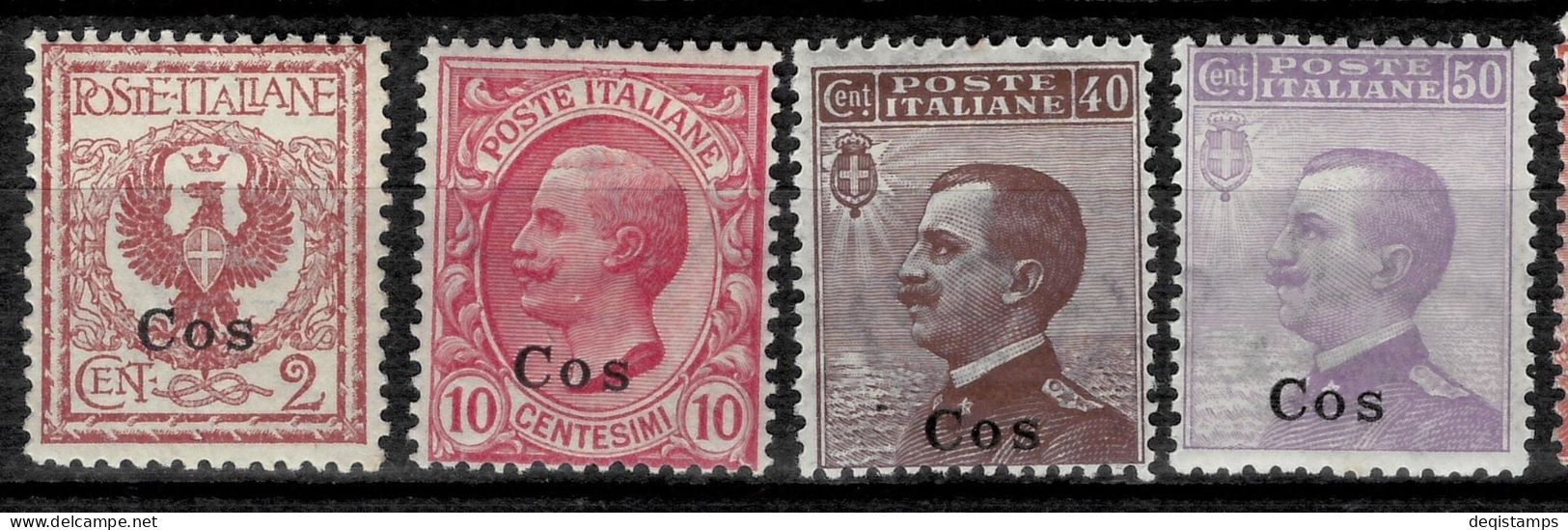 Italy / Aegean Colonies Cos 1912/16  MH Lot - Ägäis (Coo)