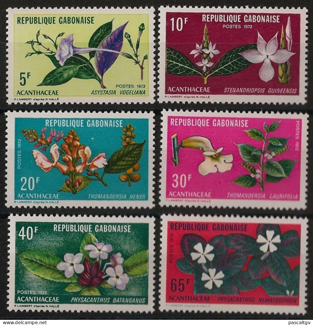 Gabon - 1972 - Série N° 283 à 288 ** (Cote 8.50) - Gabon (1960-...)