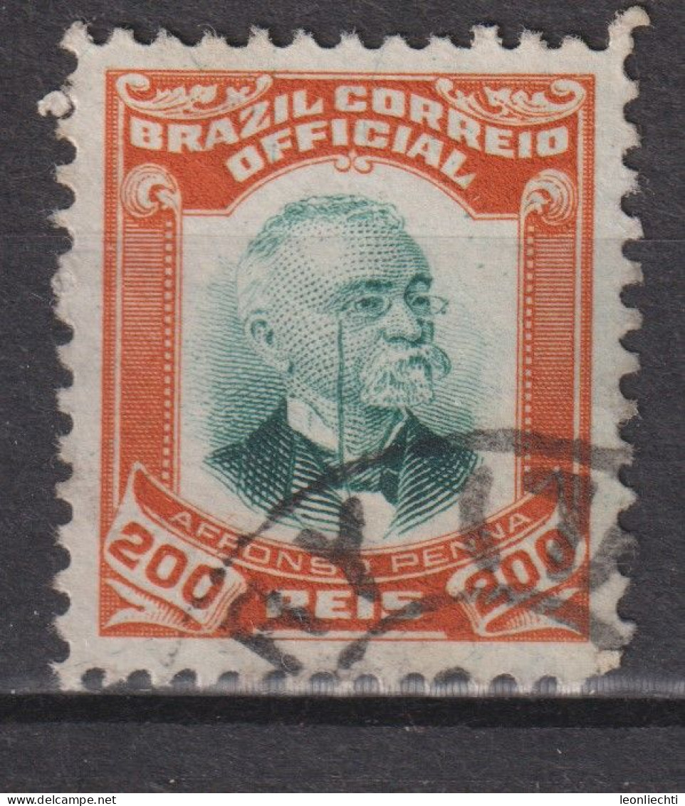 1906 Brasilien Mi:BR D5, Sn:BR O5, Yt:BR S5, Afonso Augusto Moreira Pena, Dienstmarke - Used Stamps